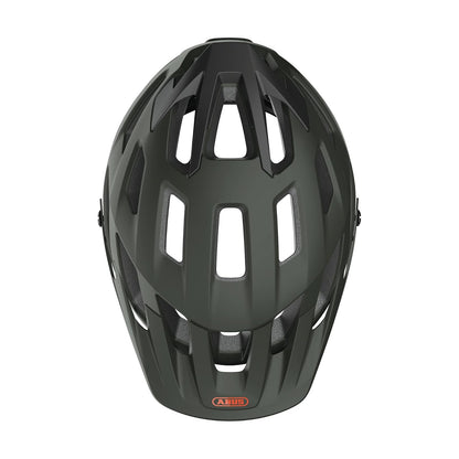 ABUS Casco MTB Moventor 2.0 - Casco Confortable para Bicicleta Todo Terreno - Casco All-Mountain - para Hombre y Mujer - Verde Mate, L