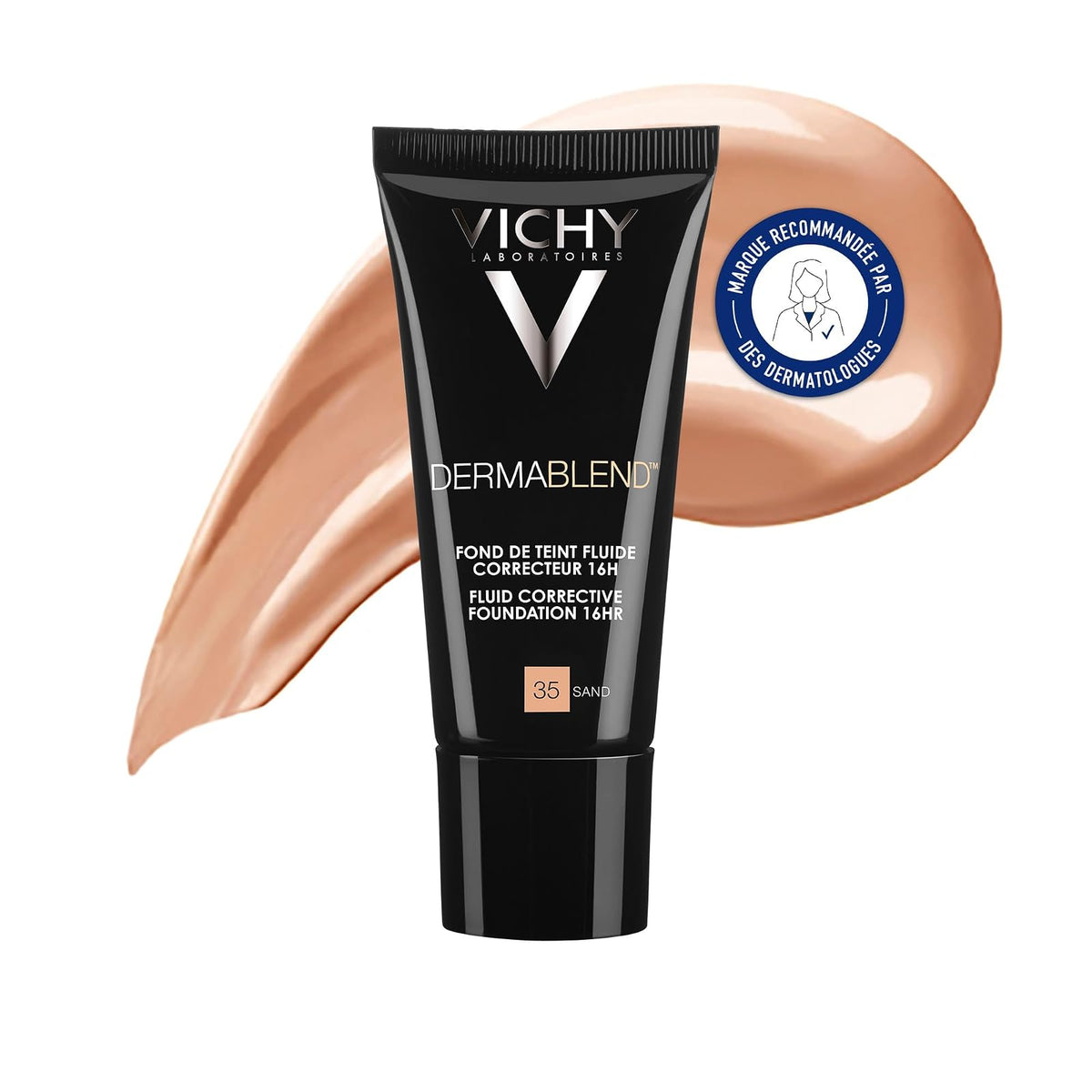Vichy Dermablend Base de Maquillaje Fluida Alta Cobertura FPS35 - 35 SAND
