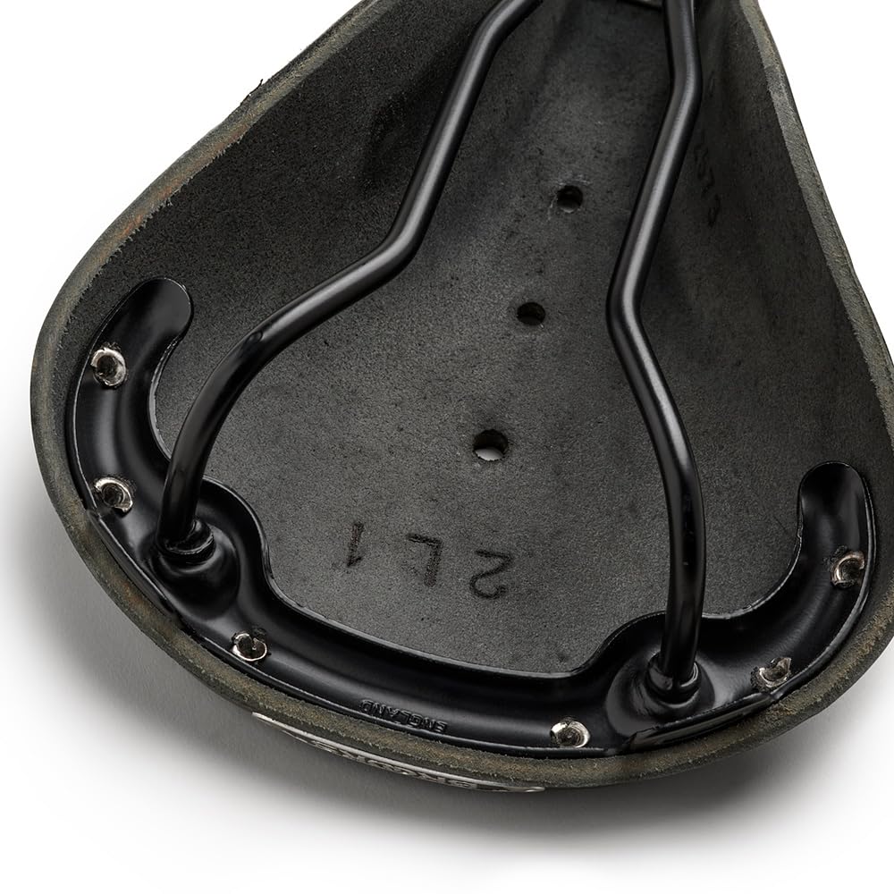 Brooks England B17 - Sillín de Bicicleta Hecho a Mano de Piel (Acero, Titanio, Cobre)
