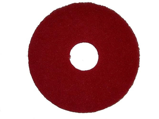 Oreck Commercial 437.055 437055 - Almohadilla para orbitador polaco, 12 pulgadas de diámetro, para máquina Orbiter Orbiter, color rojo