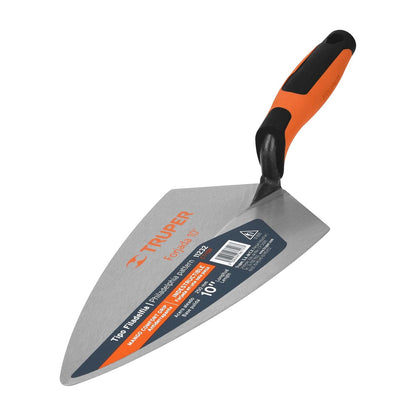 Truper CT-10B, Cuchara para albañil tipo Filadelfia 10" mango