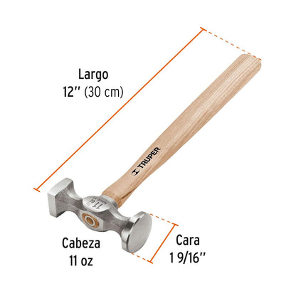 Truper MACE-11, Martillo desabollador estándar 11 oz