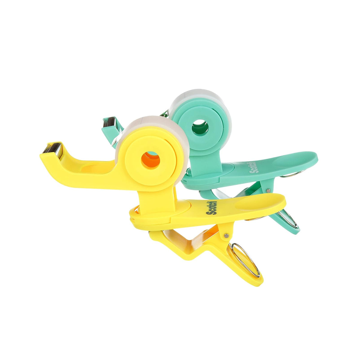 SCOTCH 3M Despachador con Clip y Cinta Adhesiva Mágica 1 Pieza | Incluye cinta mágica invisible, Clip ajustable para cuadernos y escritorios, Compacto y portátil, Diseño resistente
