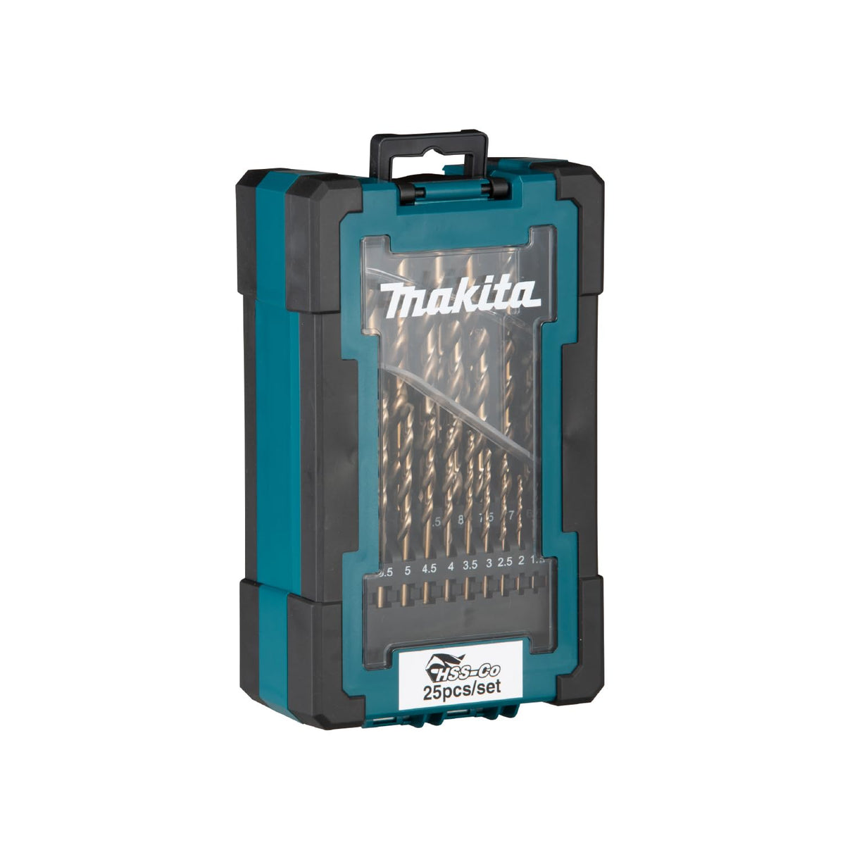Makita Juego de Brocas HSS-C de Varias Medidas, 25 Piezas