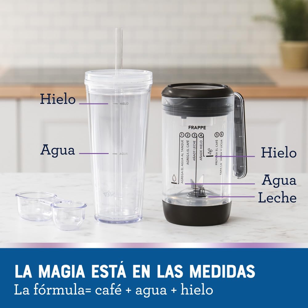 Oster Cafetera frappé con licuadora