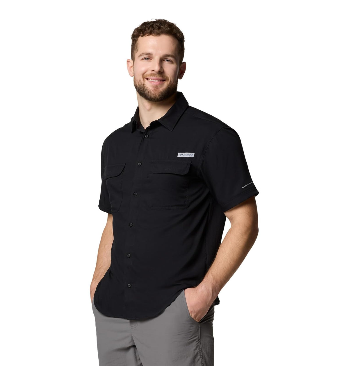 Columbia PFG Backwater - Camisa de Manga Corta para Hombre