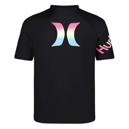 Hurley Raglan Rash Guard UPF Top (Little Kid) Camisa de protección de Sarpullido Niños