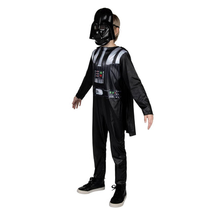 Star Wars - Disfraz de Darth Vader para niños, disfraz de Halloween para niños, con licencia oficial M
