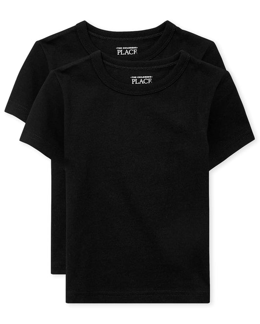 The Children's Place Y Playera básica de Manga Corta para niños pequeños Camisa para Bebé-Niños