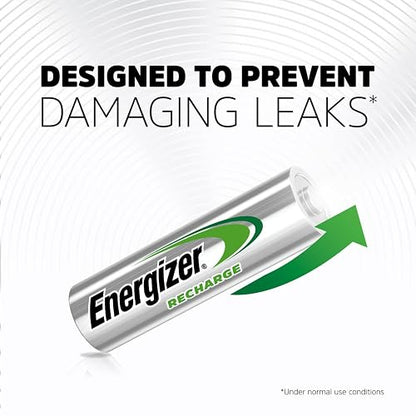 Energizer Baterías AA Recargables, batería Universal Doble A precargada, 16 Unidades