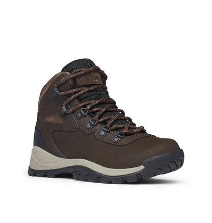 Columbia Newton Ridge Plus Bota de Senderismo Impermeable para Mujer - 24.0 cm - Cordovan, Crown Jewel