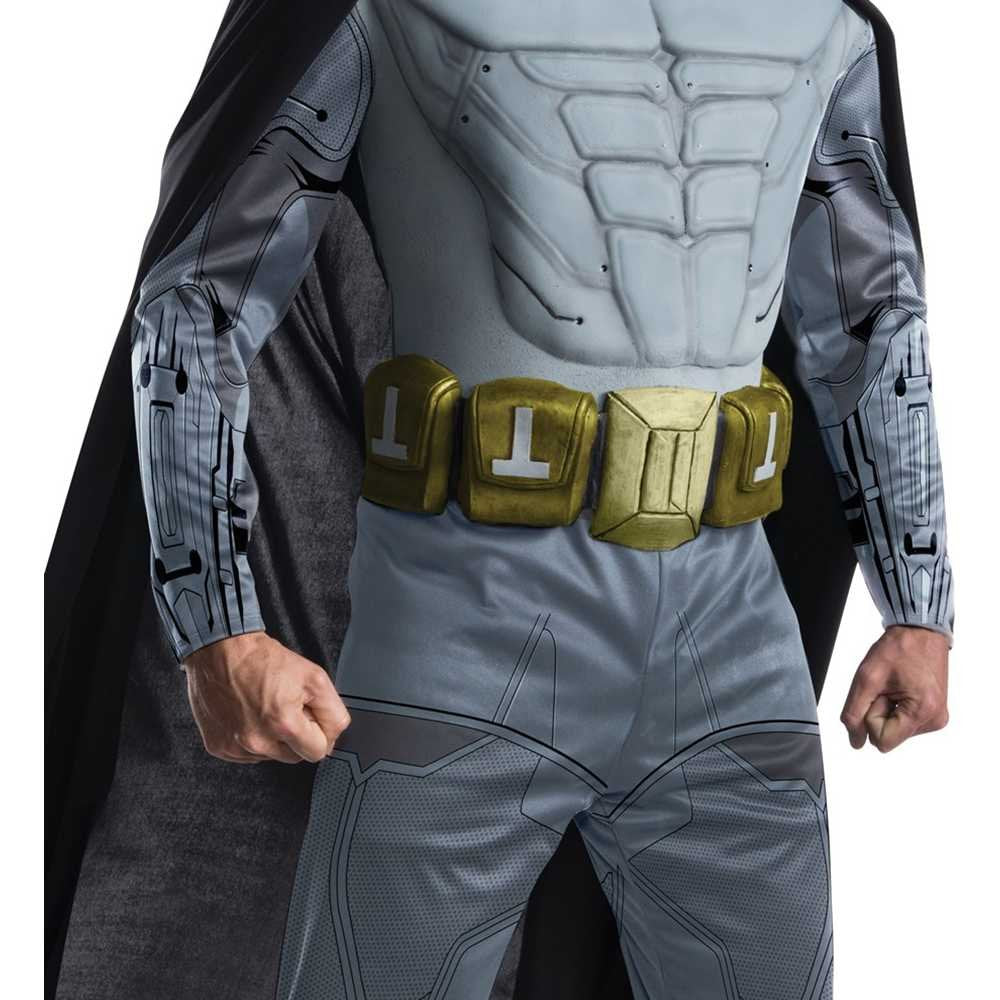 Rubie's Men's Arkham City Deluxe Muscle Chest Batman Costume