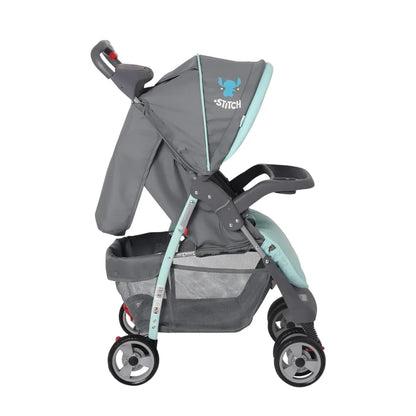 Infanti - Carriola para Bebé Disney Stitch- Travel System - Sistema de Viaje de 0 Meses a 3 Años, Hasta 15 kg - Color Turquesa