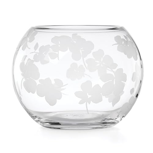 kate spade new york Spring Pansies - tazón pequeño de Vidrio para Rosas
