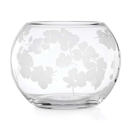 kate spade new york Spring Pansies - tazón pequeño de Vidrio para Rosas