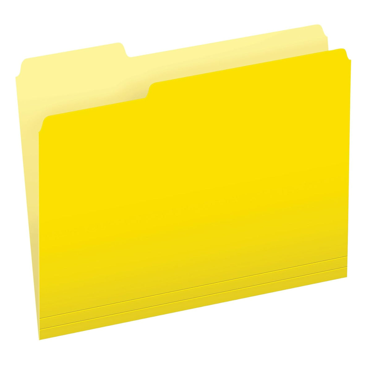 Pendaflex Fólder Bitono, Ceja 1/3, Caja Con 100, Color Amarillo, Tamaño Carta 152 1/3 YEL