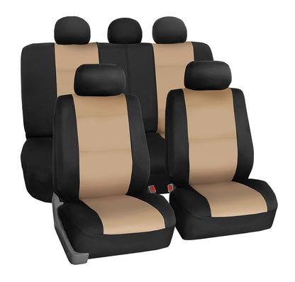 FH Group Juego Completo de Fundas para Asiento FB083BEIGE115, Beige