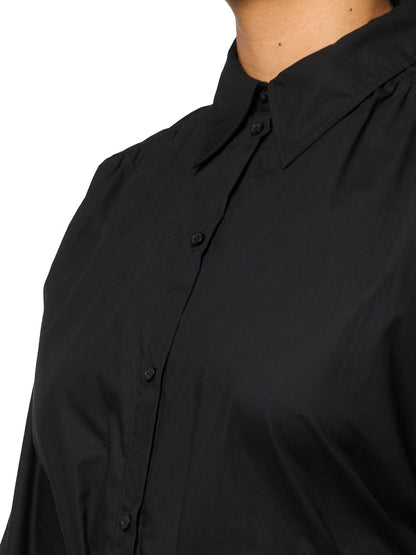 BOSS Poplin Cotton Shirt Dress Vestido Informal Mujer