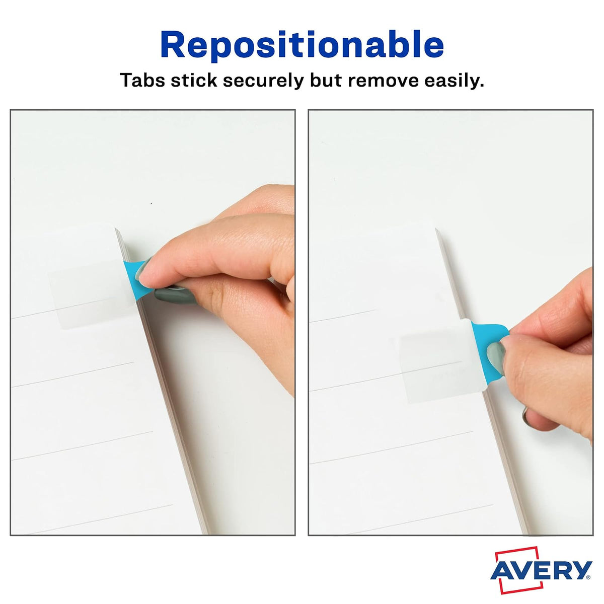 Avery 74763 Mini Ultra Tabs Reposicionables 2.5x 3.8 cm paq 80