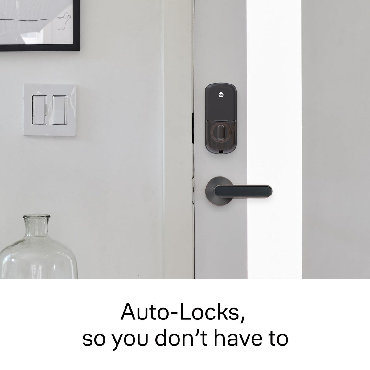 Yale Assure Llave de bloqueo última intervensión visualización táctil Deadbolt en níquel satinado, no conectado, Oil Rubbed Bronze