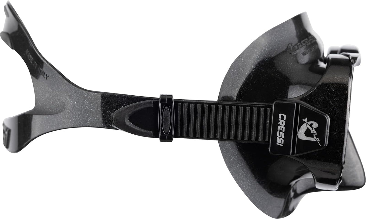 Cressi Perla, Mascarilla de Silicona para Adultos de Volumen Interior pequeño para Buceo, Snorkeling, Calidad Italiana Desde 1946
