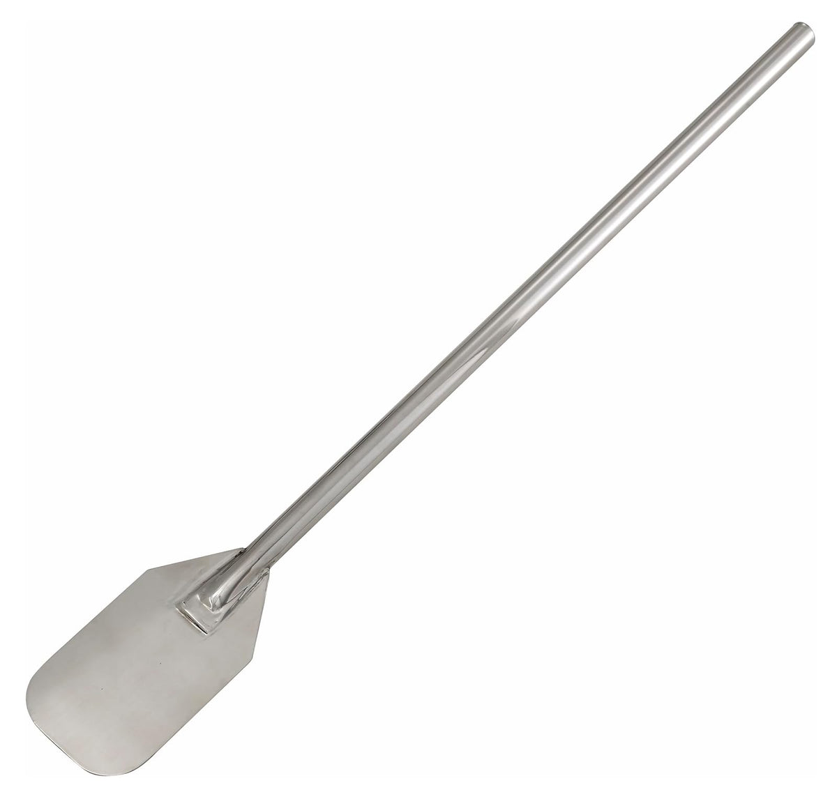 Winco - Paleta mezcladora de acero inoxidable, 36 pulgadas | Resistente mango reforzado, bordes contorneados