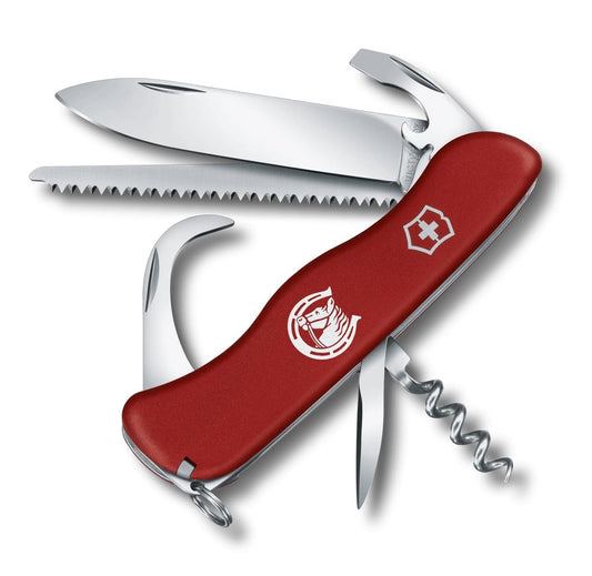 Victorinox Equestrian, Color Rojo, 111 mm, 12 Usos | Navaja grande con limpiador de cascos, sierra para madera y hoja de bloqueo para equitación y exterior, 111 mm