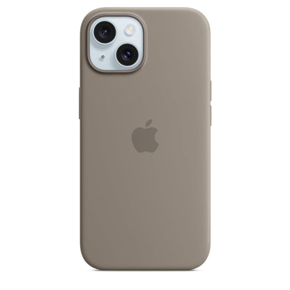 Apple Funda Transparente con MagSafe para iPhone 15 - Arcilla