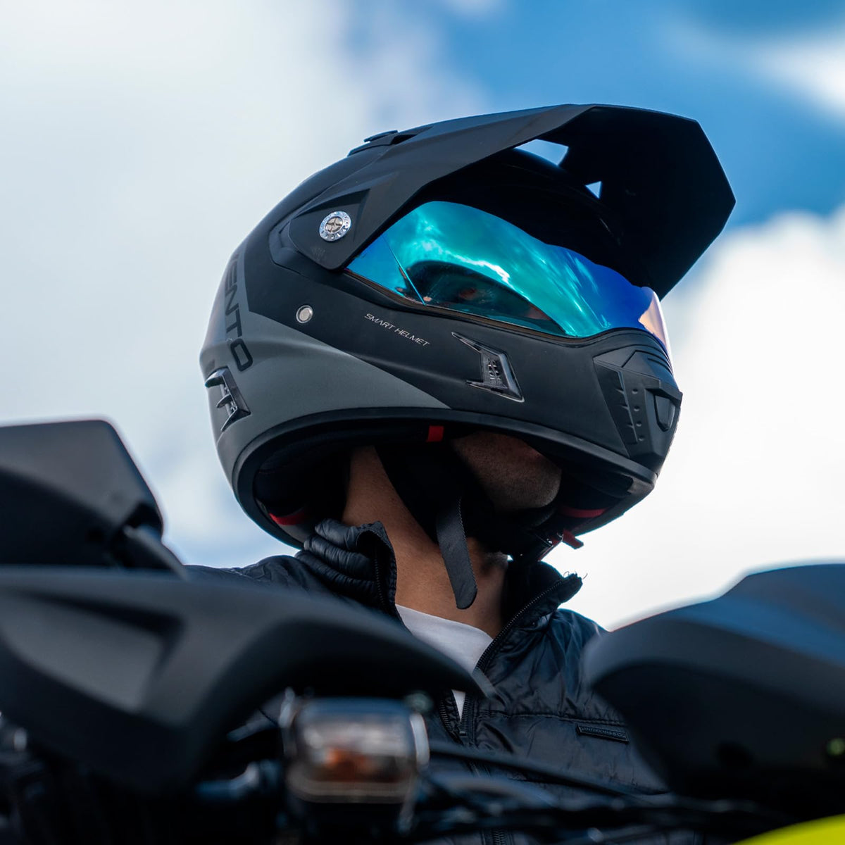 Casco Protector, Negro/Grande