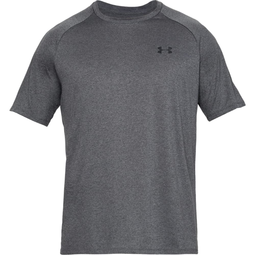 Under Armour Tech 2.0 Playera de Entrenamiento para Hombre - Gris (Carbon Heather - Black - 090) - M - Sólido
