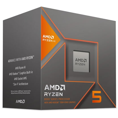 AMD PROCESADOR RYZEN 5 8600G 6CORE, 16MB, 4.3GHz, AM5