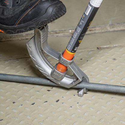 KLEIN TOOLS 51607 | Doblador De Conduit 3/4" EMT | Cabeza De Aluminio | Logra dobleces precisos y repetibles con Angle Setter; su pedal ancho brinda estabilidad y facilita el trabajo en conduit.