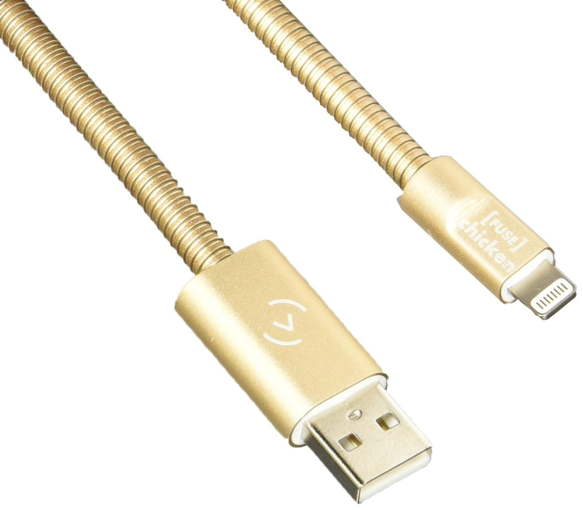Fuse Chicken Titan Cable Cargador para iPhone Certificado MFi - Oro