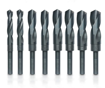 Hiltex 10005 HSS - Juego de brocas para taladro industrial (8 unidades, 1/2")