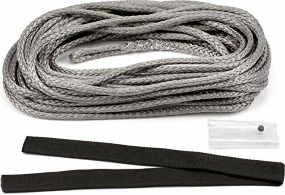 WARN 100975 - Kit de repuesto de cuerda sintética de cabrestante, compatible con: cabrestantes VRX y AXON - 1/4" x 50'