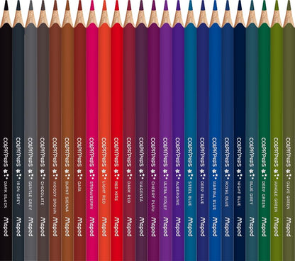 Maped - Color'Peps - Lápices de colores, triangular, ergonómico - Caja de 72 lápices de madera