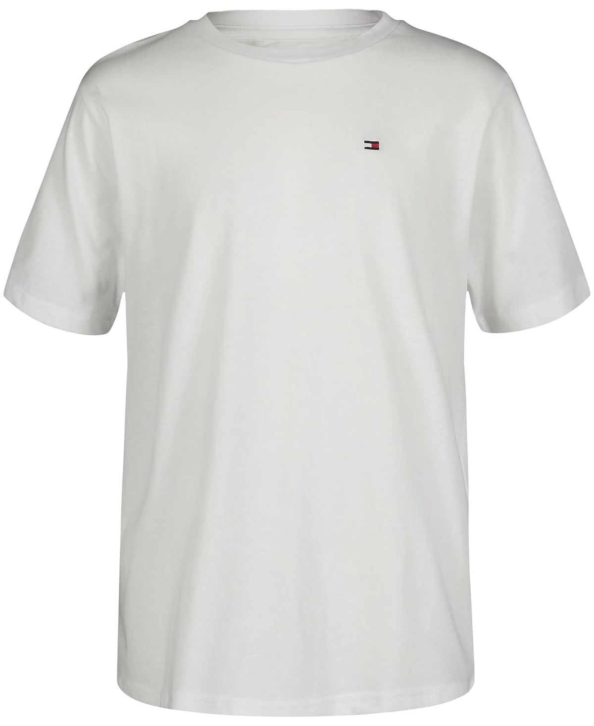 Tommy Hilfiger - Playera de Manga Corta para niño - 18-20 - Bandera Blanca Brillante