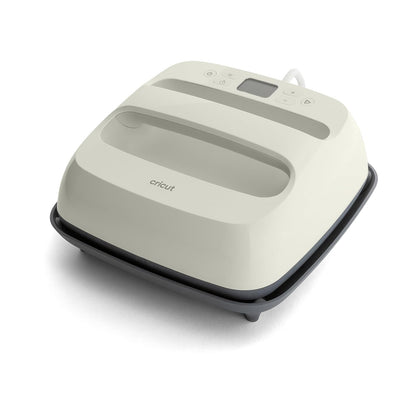 Cricut EasyPress SE Prensa de Calor 9 x 9 Pulgadas | Gris pardo, calor ajustable hasta 205 °C, compatible HTV, Infusible Ink, sublimación