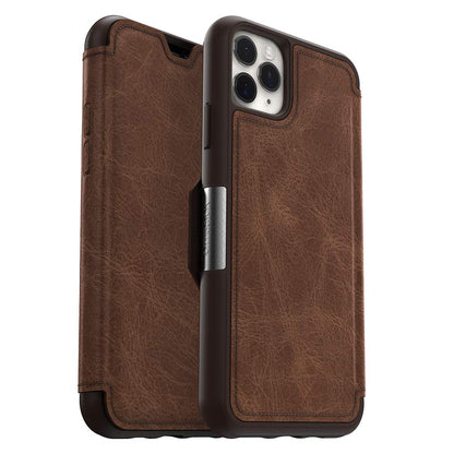 Otterbox Strada Series Case for iPhone 11 Pro MAX - Espresso (Dark Brown/Worn Brown Leather)