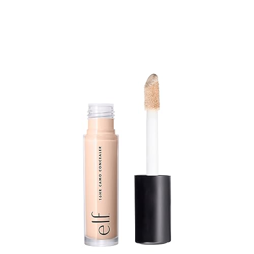 e.l.f. Cosmetics 16HR Camo Corrector Vanilla Vainilla Clara | Cobertura Total con Acabado Mate, No se Mancha ni Corre, 16 Horas de Duración, Vegano y Libre de Crueldad Animal