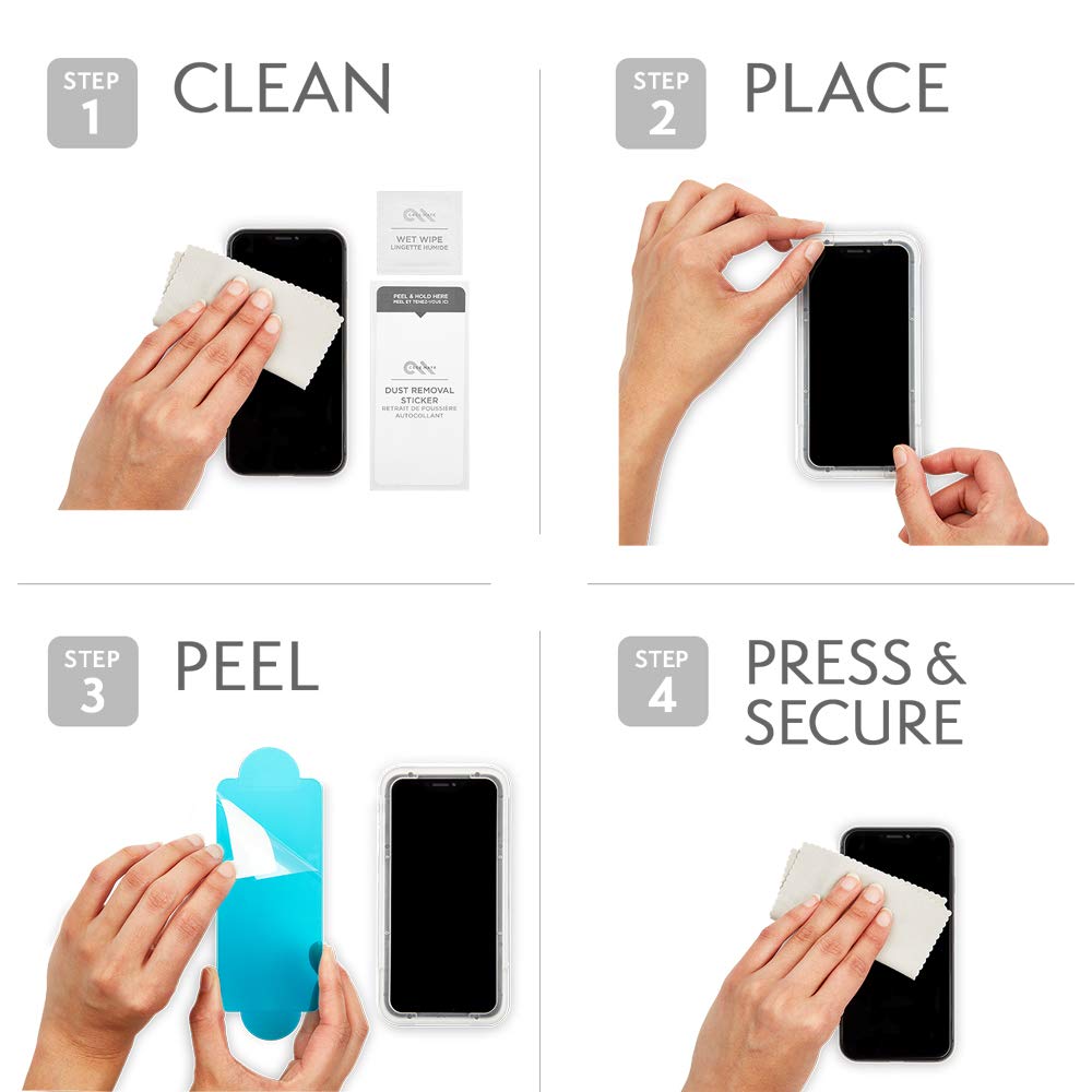 Case-Mate - Protector de visualización para iPhone, iPhone X/XS, Ultra transparente