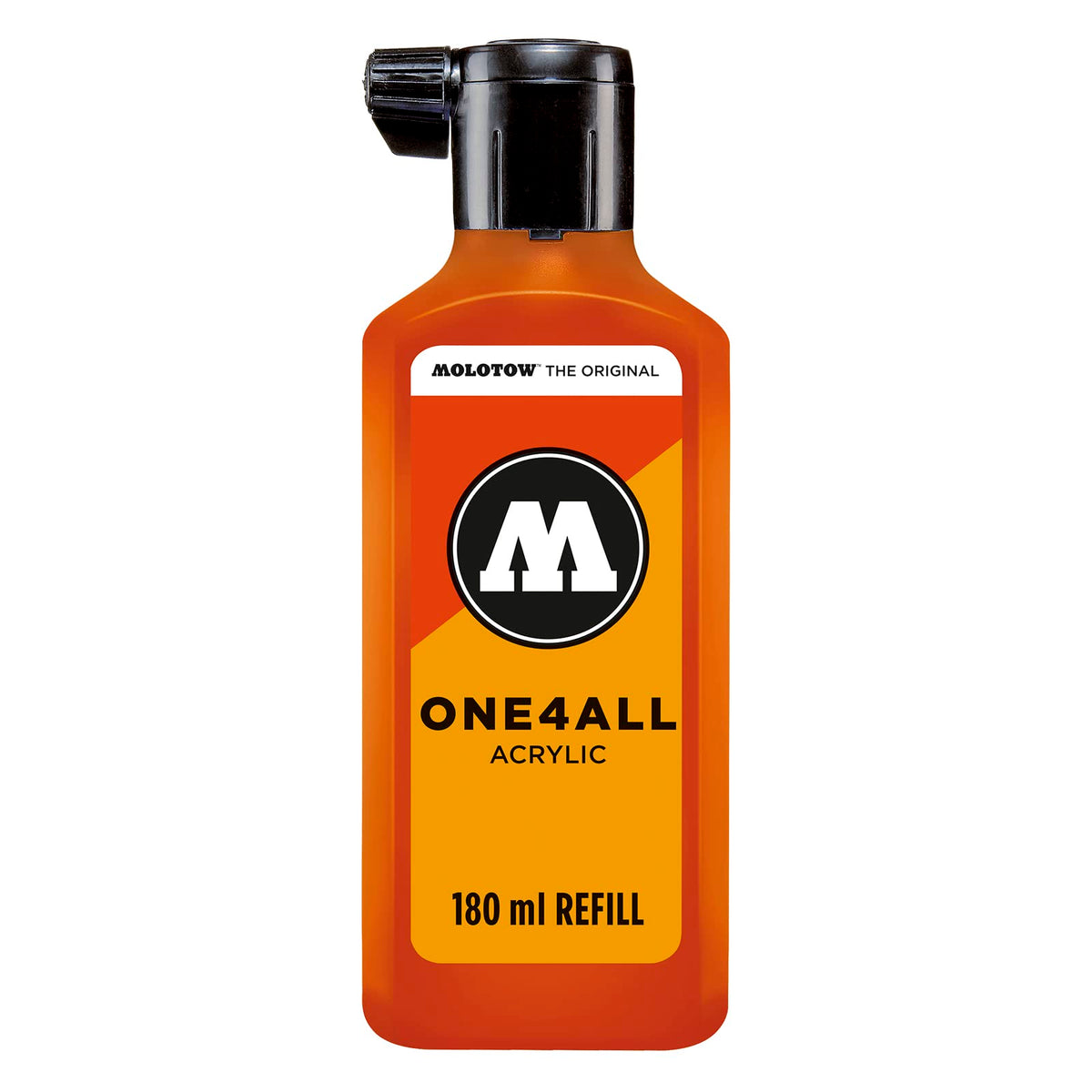 Molotow Marcador Acrílico 627HS, Punta de 15 mm - 180 ml - Naranja atrevido.