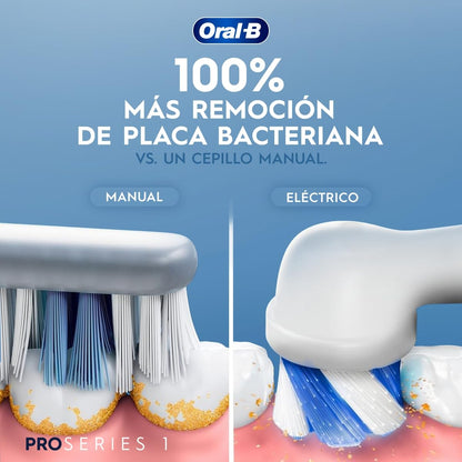 Oral-B Cepillo de Dientes Eléctrico PRO 1, Cabezal Redondo, Recargable