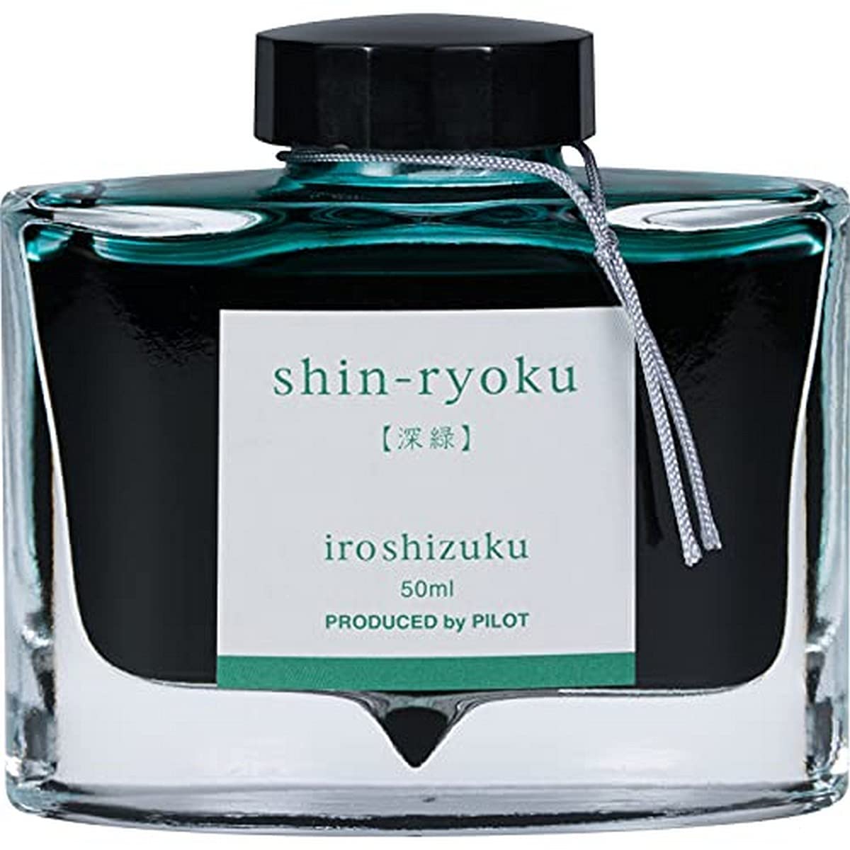 Pilot Iroshizuku Tinta para Pluma Fuente 50 ml, Colores Japoneses - Verde (Shin-Ryoku)