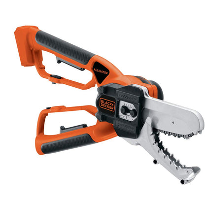 BLACK+DECKER LLP120B Bare Max Lithium Ion Alligator Lopper Saw, 20-Volt | 6" Barra, Corte Hasta 4", Sin Batería