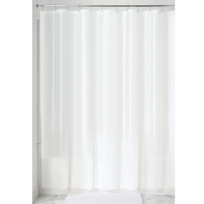 InterDesign forro libre de moho PEVA calibre 3 para ducha, 72 x 72 (183 cm x 183 cm), blanco