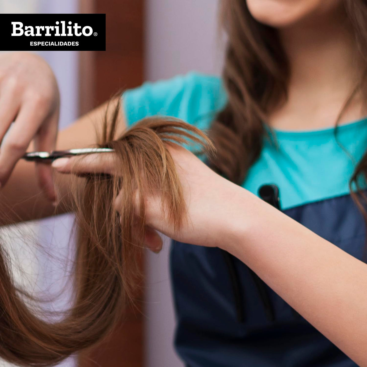 Barrilito Tijera Forjada Acero Inoxidable para Estilista 5.5" 14cm