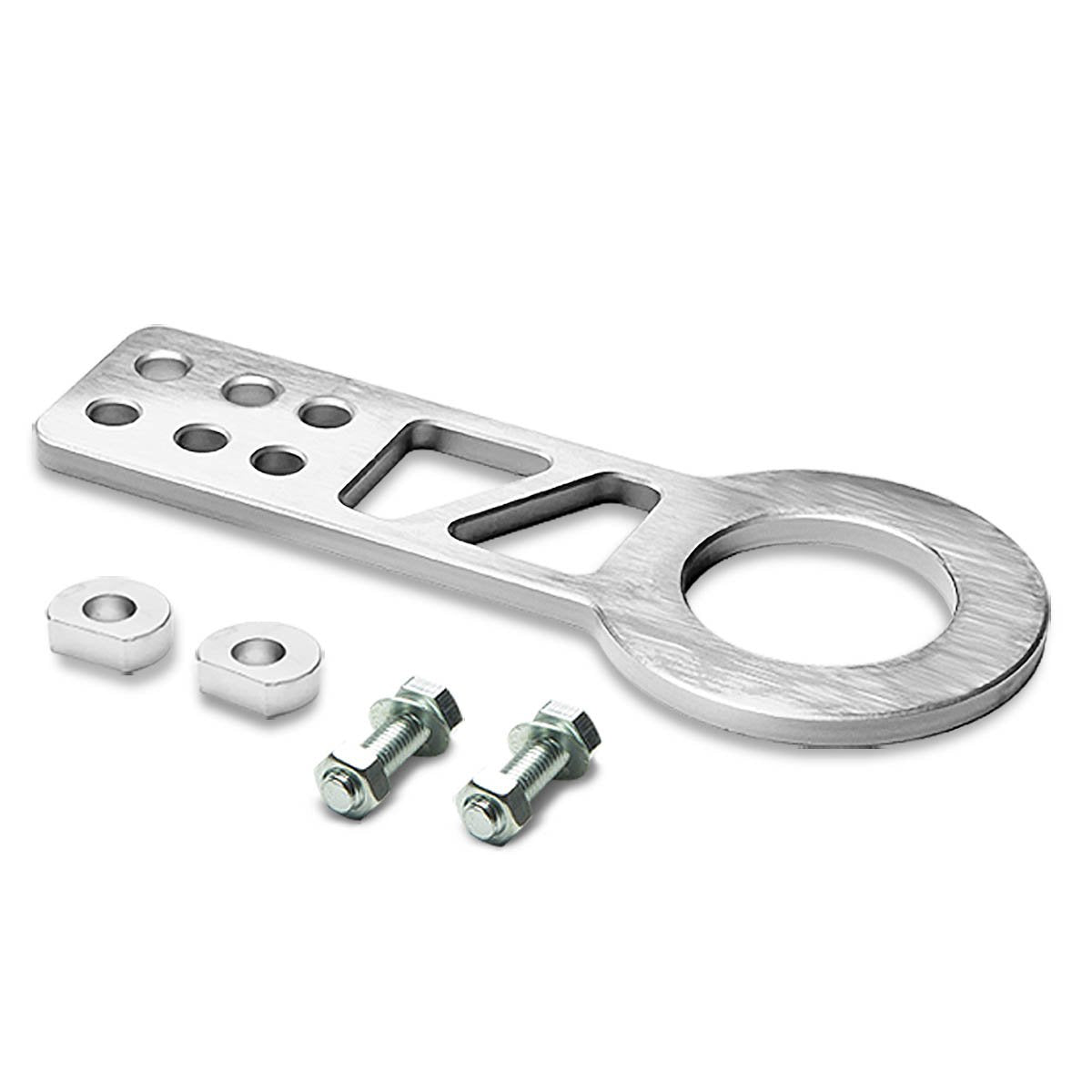 DNA MOTORING Kit de Gancho de Remolque Delantero THK-FR-Front-PP, Morado - Frente - Plateado