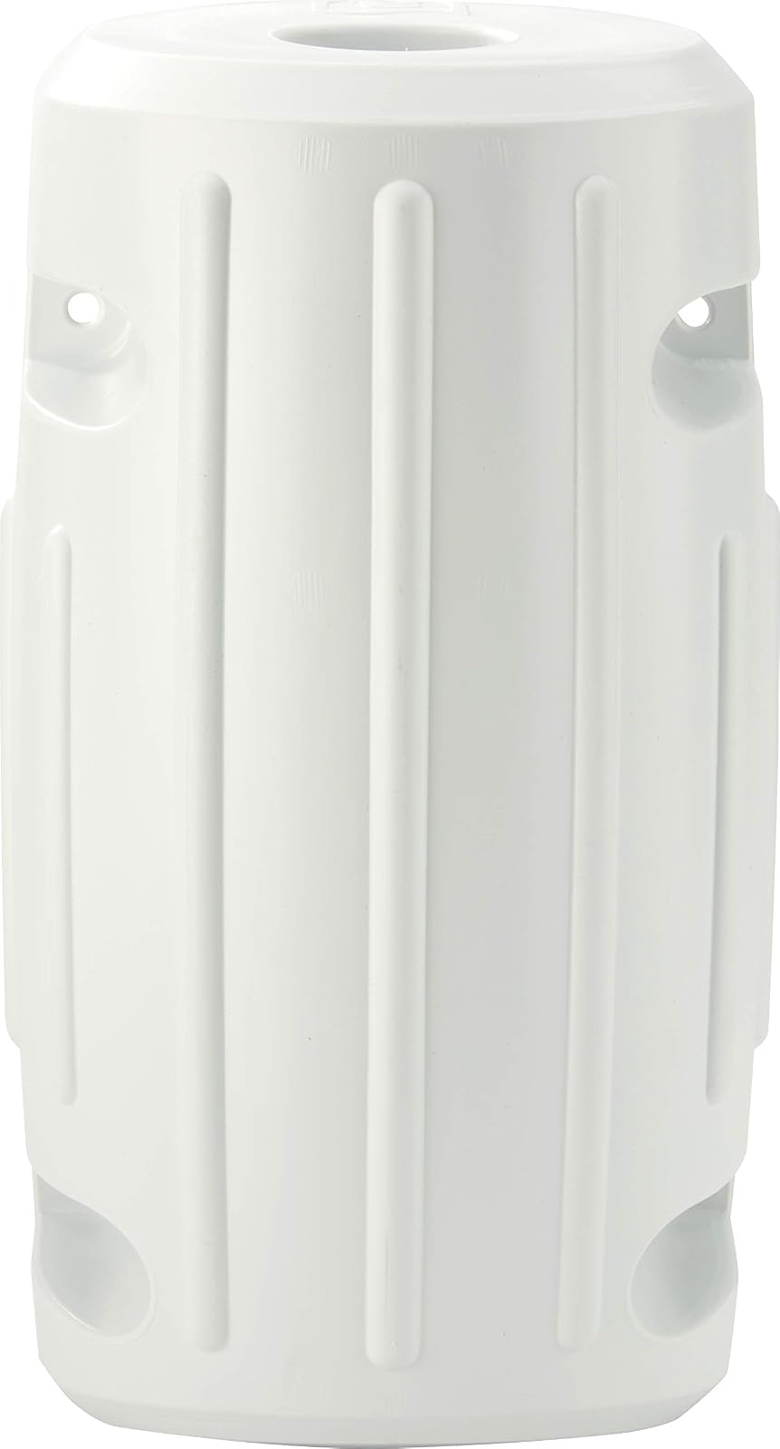 Attwood 93533-1 Softside Marine - Guardabarros Deslizante de 15 Pulgadas, Color Blanco