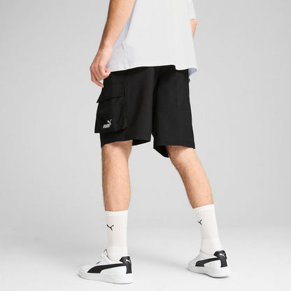 PUMA ESS No. 1 Logo Woven Cargo Shorts 9" Pantalones Cortos Tejidos Hombre